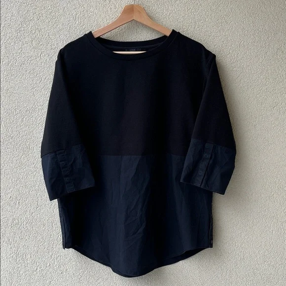 COS Two-Textured Navy Tunic - Small - Picture 6 of 9
